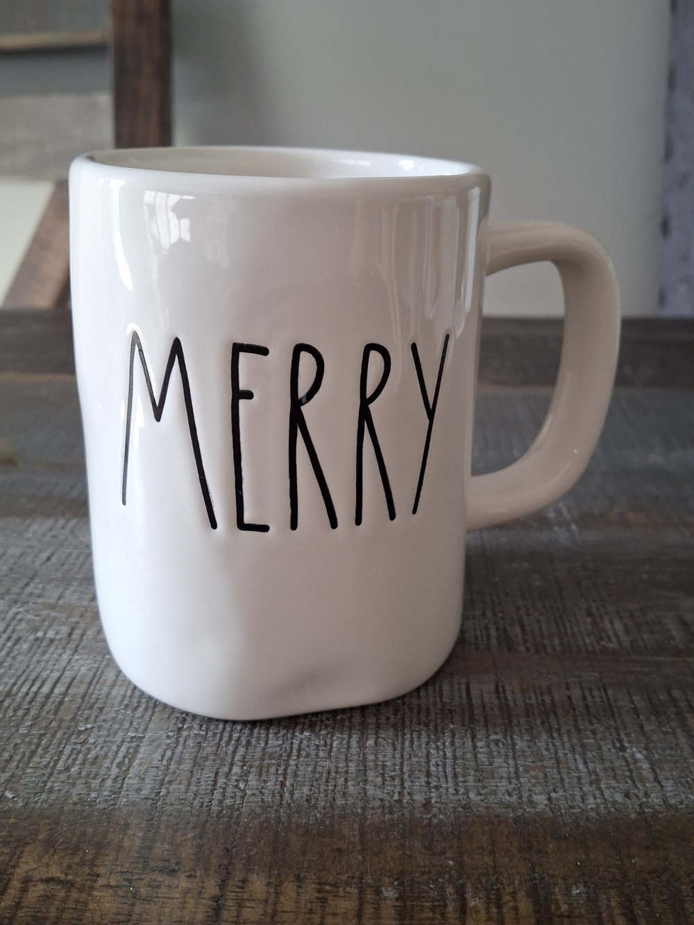 Rae Dunn 'MERRY' Ceramic Mug